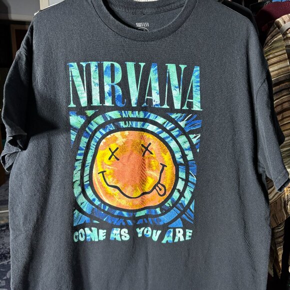 Nirvana Come as You Are Graphic Tee T-Shirt - Spencer's Gifts - Deadstock - Picture 1 of 3